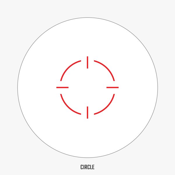 403061 Midas LE GEN2 Red Dot Circle Reticle Gray BG