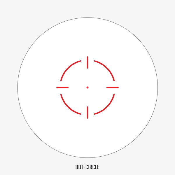 403061 Midas LE GEN2 Red Dot Dot Circle Reticle Gray BG